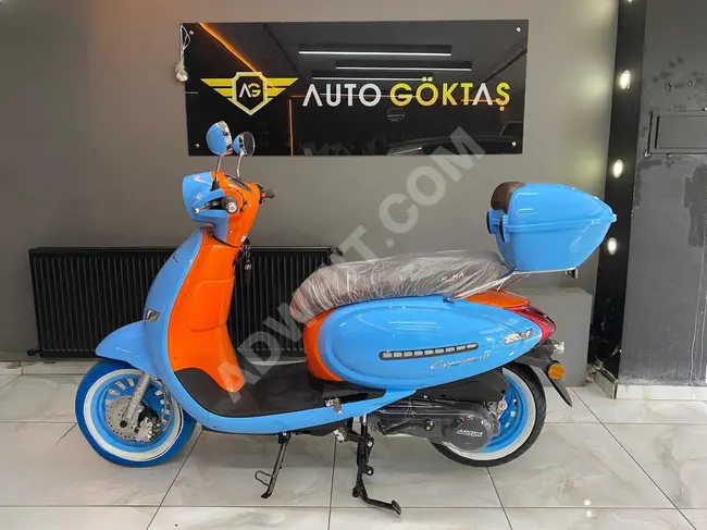 Aurora bicolor 2023 new model Cappuccino 125 cc - Goktas Auto