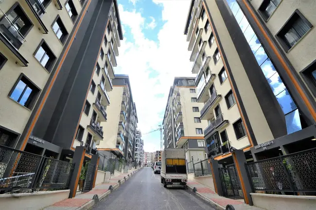 From the sales office, a 2+1 apartment with a garden is available for sale in the Lida Gözde residential complex (6B21B)