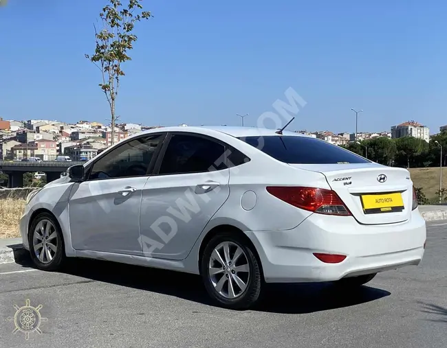 ''Auto Ruta'' 2018 Hyundai Accent Blue OTM. Diesel, low kilometers. Equipped with extras