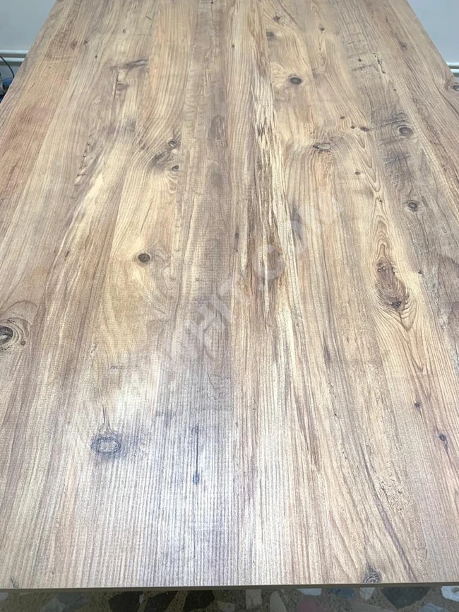 Wooden conference table