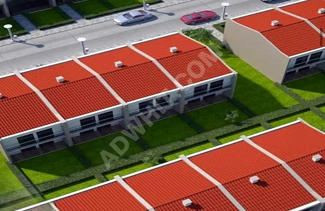 A plot of land in a villa complex within walking distance to the sea in Silivri, Mimarsinan