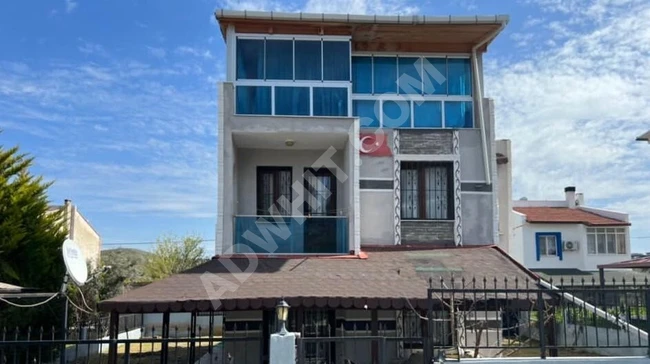 Seferihisar 330M Tek Müstakil Deniz Tarafında Satılık 6+1 Villa