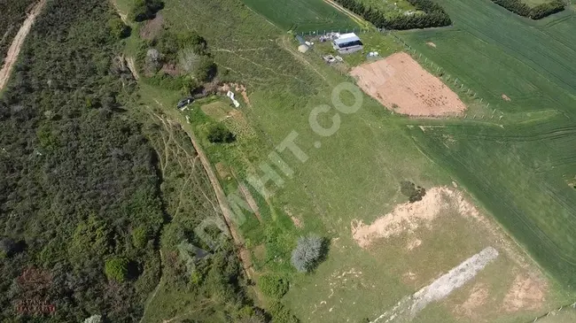 Land beside the highway in the village of OKLALI  in Çatalca