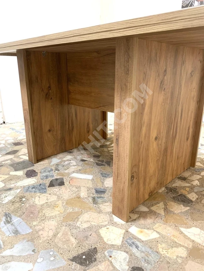 Wooden conference table