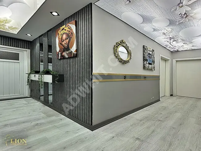 From Lion, a 2+1 apartment with a high entrance equivalent to the ground floor in Beylikdüzü!!