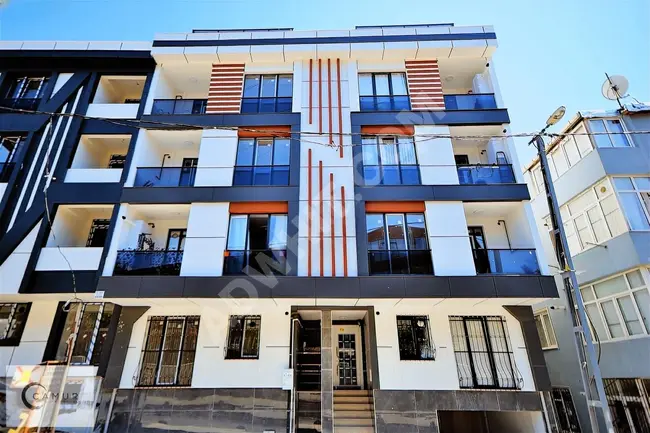 From ÇAMUR a high floor entrance apartment of 75 square meters for sale in a new building