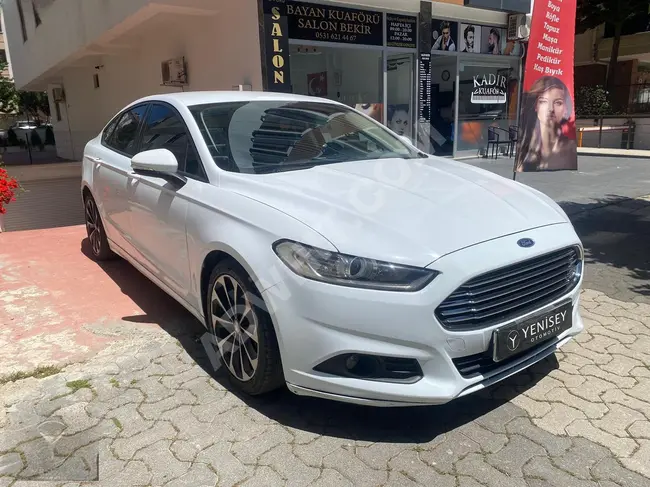 Ford Mondeo car, 30% down payment, and installment options of 12, 18, 24, or 36 months