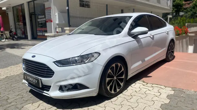 Ford Mondeo car, 30% down payment, and installment options of 12, 18, 24, or 36 months