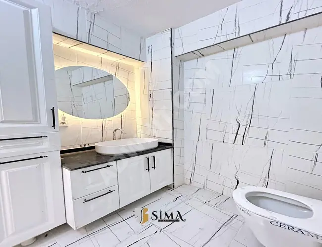 2+1 apartment with decor close to the metro bus in a new building by Sima Yapi