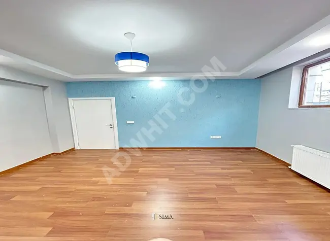 An apartment with two rooms and a living room for sale in the Esenyurt area, in the Istiklal neighborhood, like a ground floor garden level