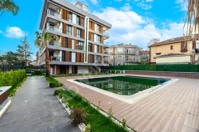 From Atlas, in a residential complex with a pool, new, 3+1, 140 square meters, third floor, with a master bathroom