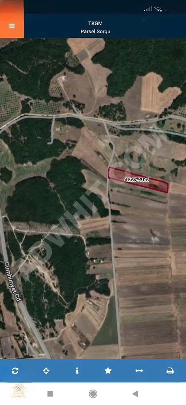 A plot of land with an area of 8522 square meters suitable for investment in SİLİVRİ BÜYÜKKILIÇLI