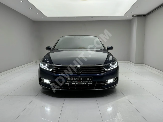 من AG MOTORS سيارة 2017 VW PASSAT R-LINE مظهر+مصابيح LED+داخلية بيج..!!