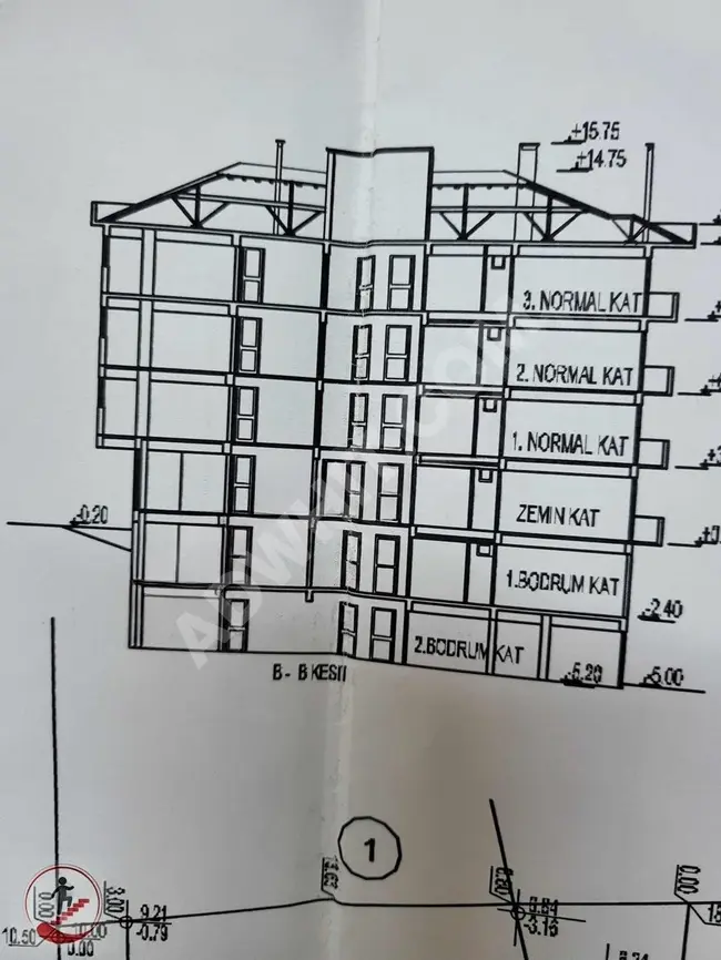 محل تجاري للبيع بمساحة 370 M2 مستأجر من قبل شركة Bim مع سندين