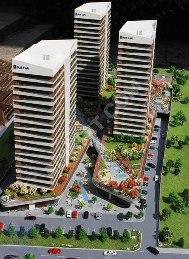 3+1 apartment for sale in the SUR YAPI MIRAGE project