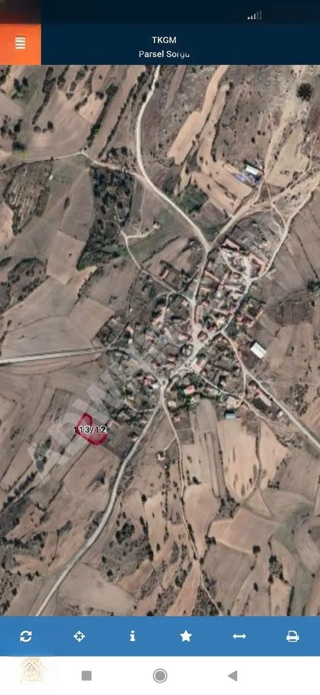 A plot of land measuring 2 dunams for sale, suitable for building 4 villas in the village of Hajivekli in Pinar Hisar