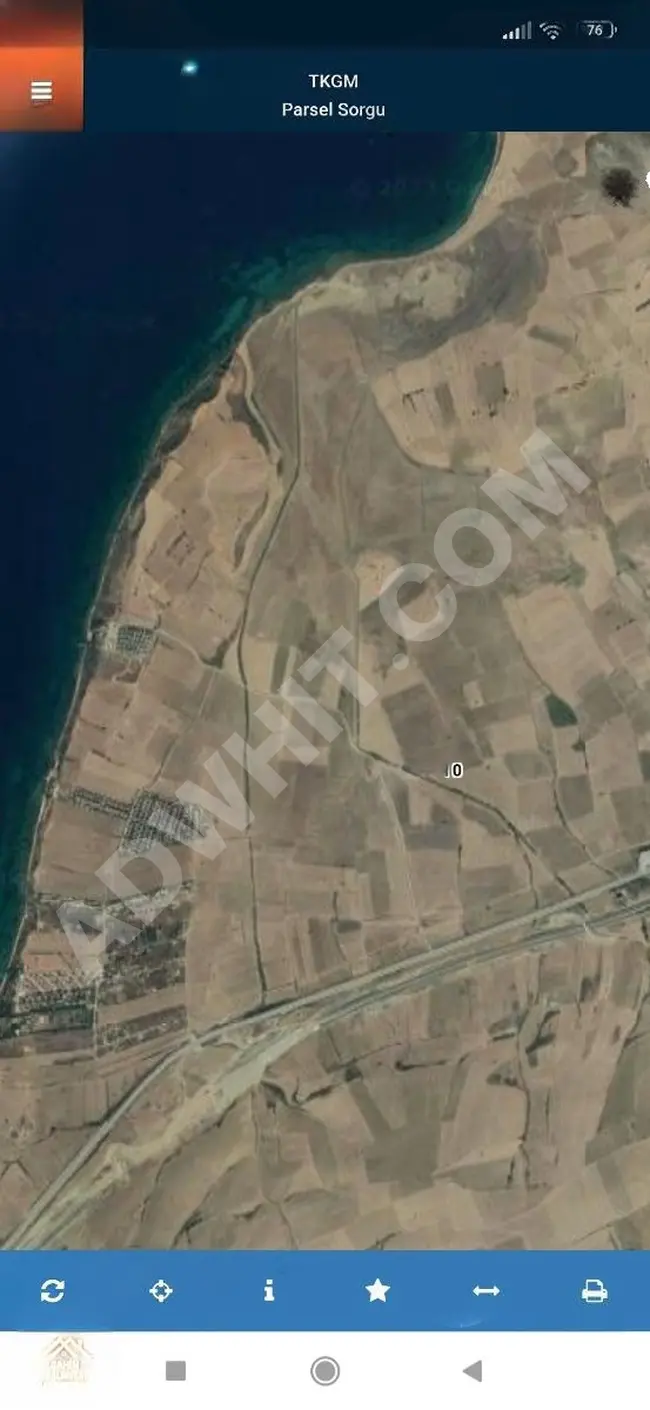 Land for sale with an area of 205 m² with a title deed near Srouz Beach with a sea view