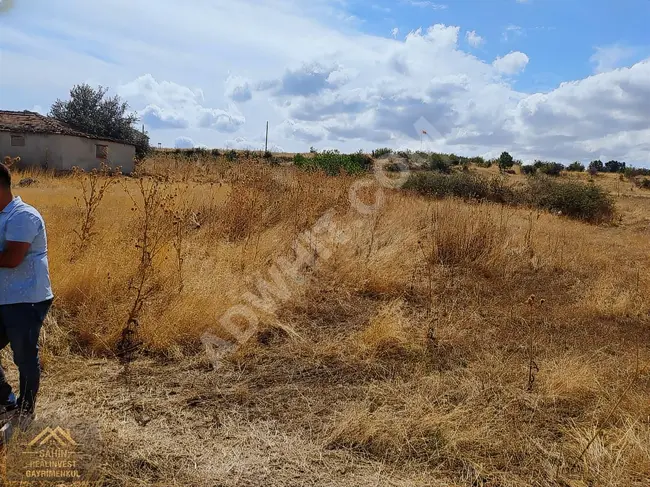 A plot of land measuring 2 dunams for sale, suitable for building 4 villas in the village of Hajivekli in Pinar Hisar