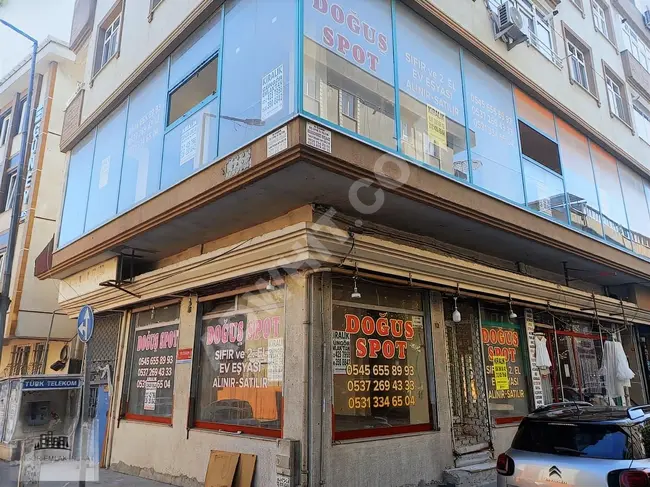 From GÜNGÖR Real Estate Office: A two-story commercial store for rent in the Kemal Pasa neighborhood