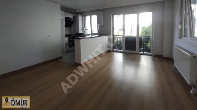 ```An apartment 1+1 with an area of 60 square meters in a new building on a ground floor front facade, located next to Marmara University in the Bahçelievler neighborhood.```