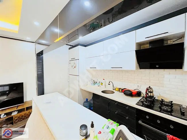 A new apartment with a residency title deed in the FEVZİÇAKMAK neighborhood, consisting of one room and a living room with an area of 55 square meters, and a ground floor entrance