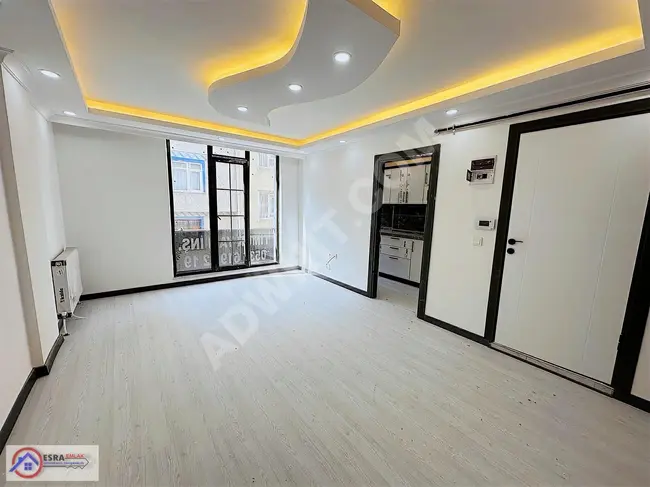 Flat 1+1, 75 square meters, new and luxurious with an elevator on the middle floor in the İnönü neighborhood