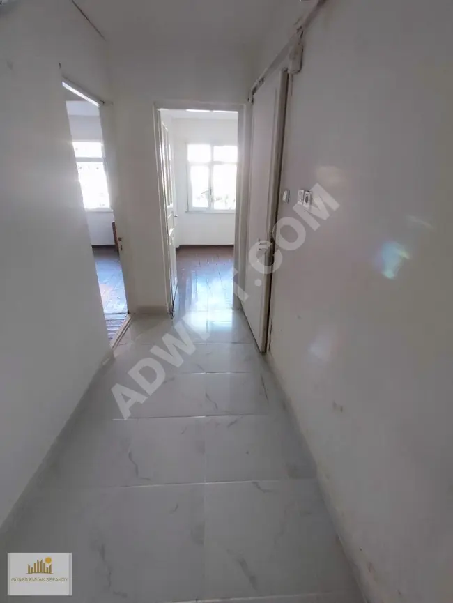 Apartment for rent 2+1 with an area of 85 m² on the ground floor with stove heating in Sefakoy, Kartaltepe neighborhood