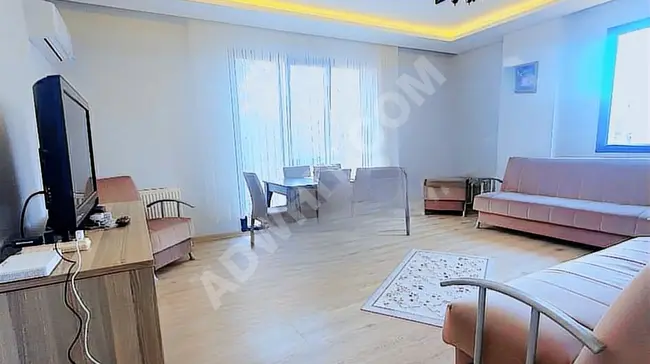 2+1 apartment in Cennet neighborhood with parking, two minutes from the E5 highway and metrobus