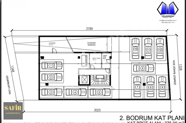 Duplex apartment in a project under construction in ZUHURATBABA by SAFIR BAKIRKÖY