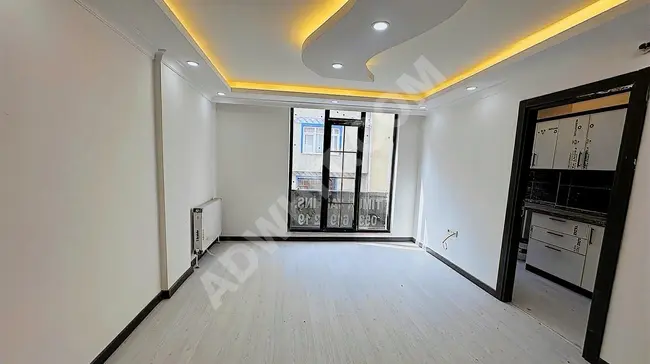 Flat 1+1, 75 square meters, new and luxurious with an elevator on the middle floor in the İnönü neighborhood