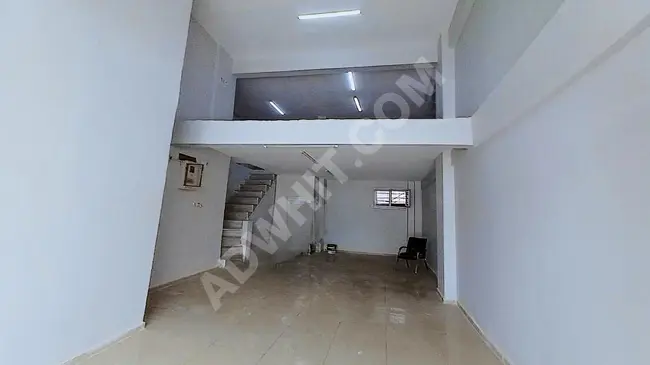 A two-story building for sale with an area of 110 square meters in HAZNEDAR, Bahçelievler, located on the main street