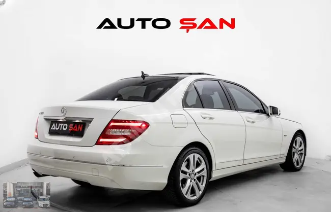 2011 C180 AVANG سقف بلور+جلد+بي زينون+LED بدون طلاء وبدون عيوب