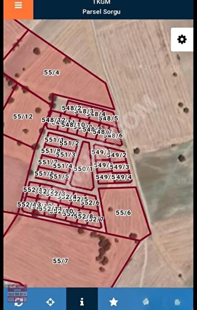 A plot of land ready for sale in Edirne Enes