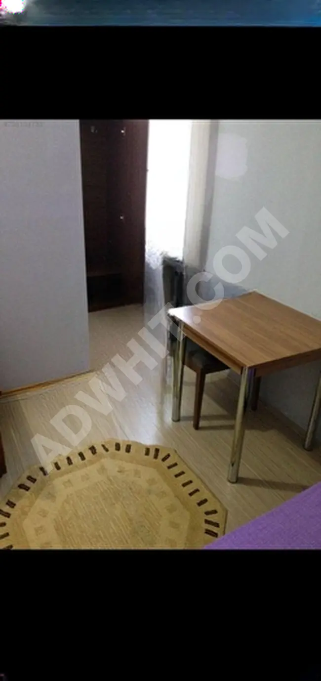 Furnished 1+1  for rent, everything included except heating, for 5000 Turkish lira