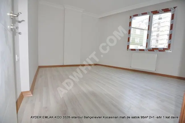 istanbul Bahçelievler Kocasinan mah de satılık 95m² 2+1 -sıfır 1.kat daire