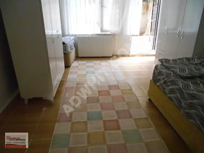 Apartment for sale 1+1 with a garden in Yeni Kucukcekmece neighborhood