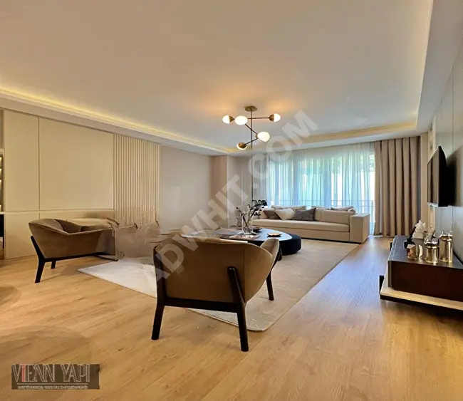 Luxury 3+1 apartment for sale with interest-free payment option for 24 months