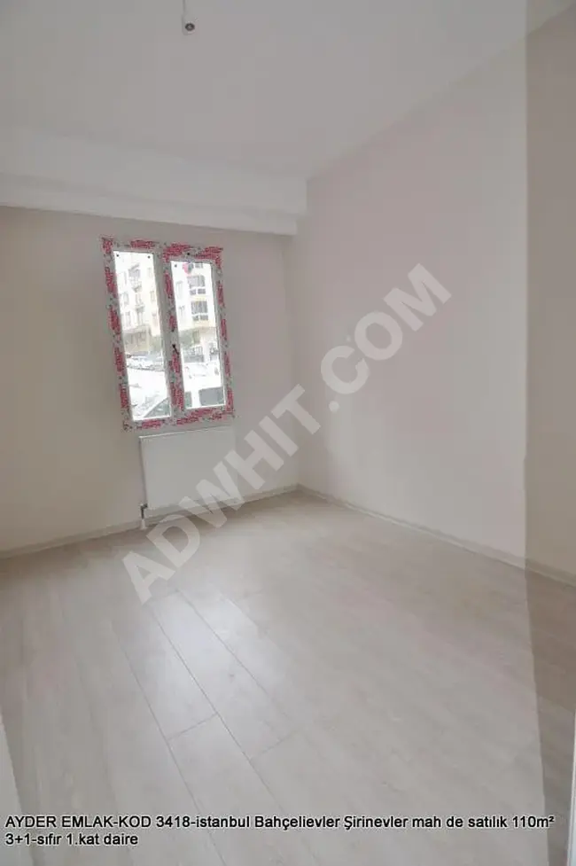 istanbul Bahçelievler Şirinevler mah de satılık 110m² 3+1-sıfır 1.kat daire