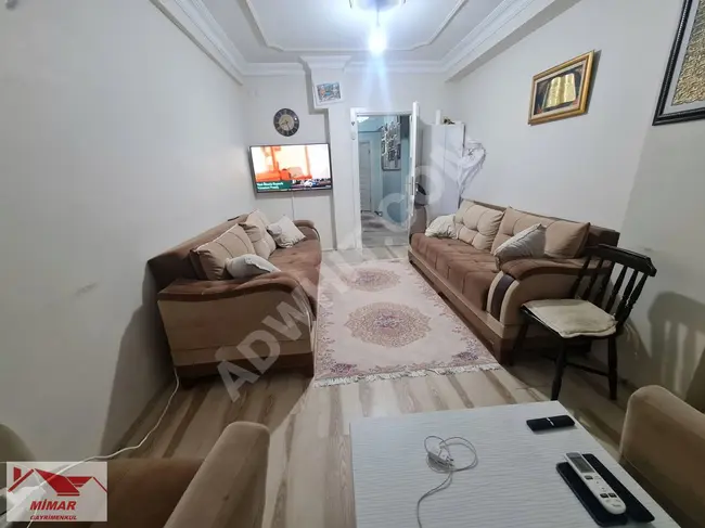 2+1 apartment for rent, new, with an area of 75 square meters, on the second floor in the Mehmet Akif neighborhood