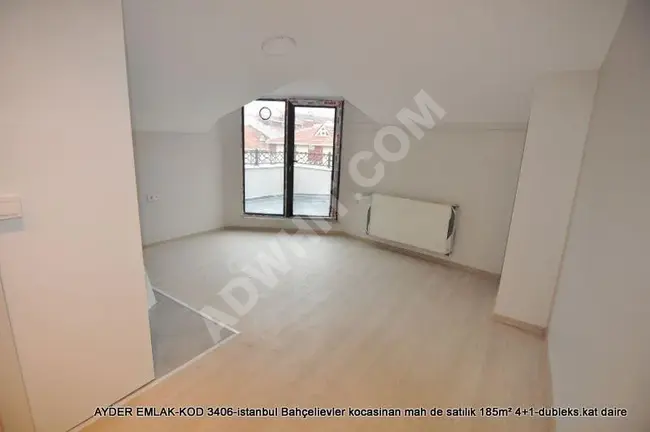 istanbul Bahçelievler kocasinan mah de satılık 185m² 4+1-dubleks.kat daire