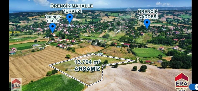 Plot of land for sale in Çatalca Örencik at an elevated location