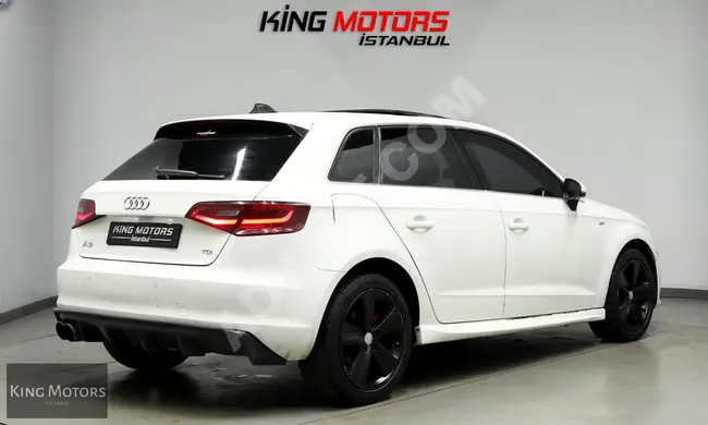 24 AY SENETLE 2013 MODEL AUDİ A 3 SPORTBACK AMBİTİON CAM TAVAN.!