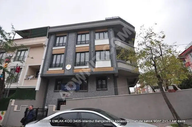 istanbul Bahçelievler kocasinan mah de satılık 90m² 2+1-1.kat daire