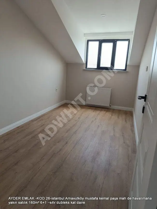 Arnavutköy mustafa kemal paşa mah de havalimana yakın satılık 160m² 6+1 –sıfır dubleks kat daire