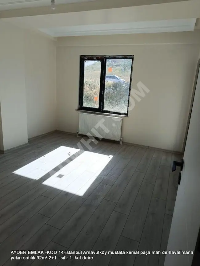 Arnavutköy mustafa kemal paşa mah de havalimana yakın satılık 92m² 2+1 –sıfır 1. kat daire