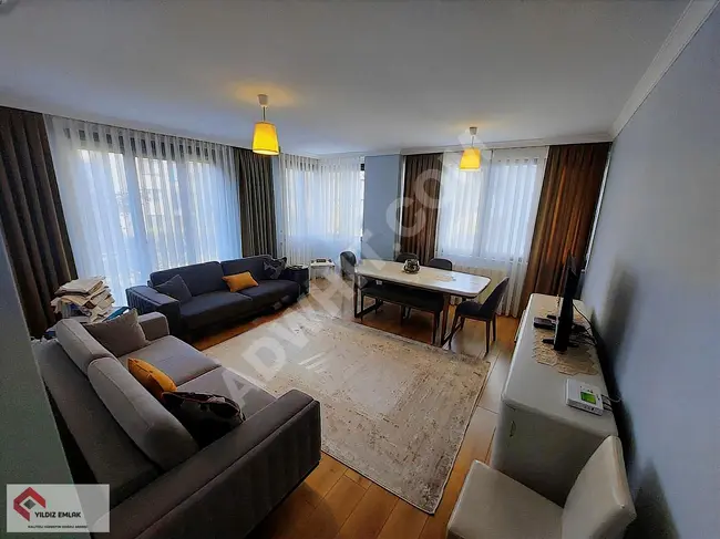 3+1 apartment for sale with a net area of 90 m² in a secure complex 24/7 in SUADİYE by YILDIZ