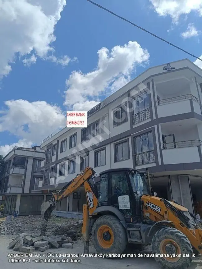 karlıbayır mah de havalimana yakın satılık 190m² 6+1 –sıfır dubleks.kat daire