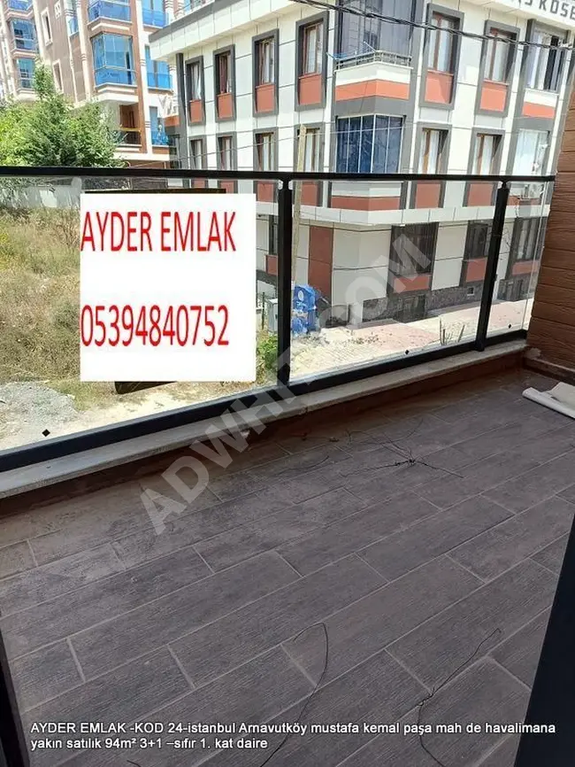 Arnavutköy mustafa kemal paşa mah de havalimana yakın satılık 94m² 3+1 –sıfır 1. kat daire