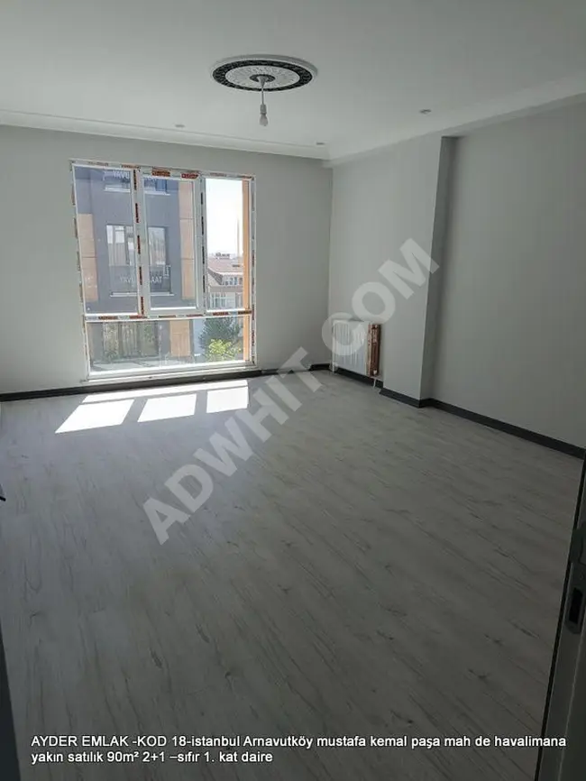 Arnavutköy mustafa kemal paşa mah de havalimana yakın satılık 90m² 2+1 –sıfır 1. kat daire