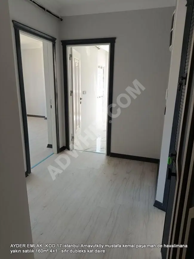 Arnavutköy mustafa kemal paşa mah de havalimana yakın satılık 160m² 4+1 –sıfır dubleks kat daire